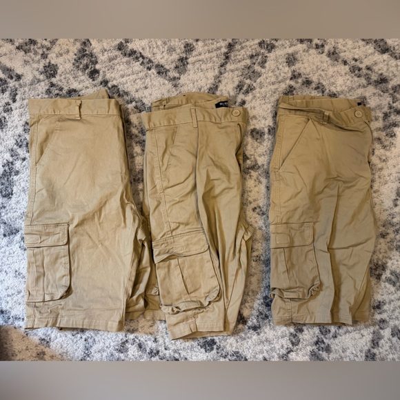 Other - Bundle! 3 Men's Tan Cargo Shorts